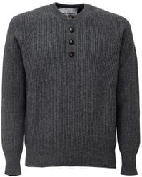 Amaranto - Round-Neck Knitwear - Lyst