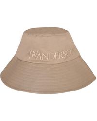 JW Anderson - Verstellbarer bucket hat mit tonalem logo - Lyst