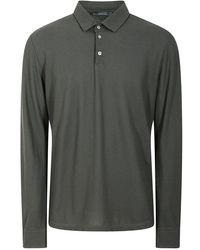 Zanone - Polo-Shirt Aus Feinem Stoff - Lyst