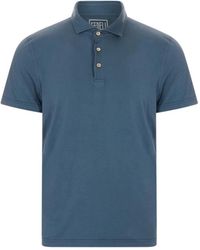 Fedeli - Jersey Katoen Flex Polo Met Korte Mouwen - Lyst