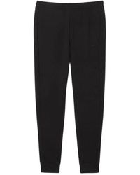 Lacoste - Broeken ,Zwart ,Katoen Slim Fit Jersey Trainingsbroek - Lyst