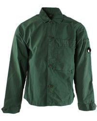 C.P. Company - Cotton Ottoman Overshirt Jacket - Lyst