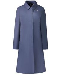 K-Way - Single-Breasted Coats - Lyst