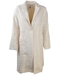 Semicouture - Coats > single-breasted coats - Lyst