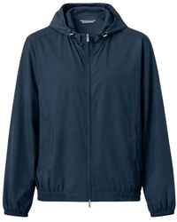 Fedeli - Fitness ,Blauw ,Polyester Zoom Airstop Jacket - Lyst