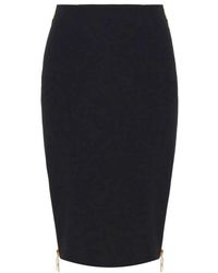 Elisabetta Franchi - Schwarzer Rock Für Frauen Aw24 - Lyst