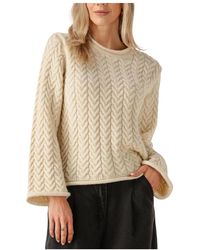 Modström - Truien & Vesten ,Zand O-Neck Trui Voor Vrouwen - Lyst