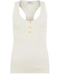 Elisabetta Franchi - Sleeveless Tops - Lyst