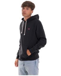 Levi's - Hoodies & Sweatvesten ,Zwart ,Hoodie - Lyst