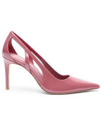 Stuart Weitzman - Schoenen ,Roze ,Leer Power Cutout 85 Pump - Lyst