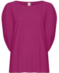 JAPANTKY - Overhemden ,Roze ,Leer Paly Blouse - Lyst