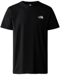 The North Face - T-shirts,einfaches dome logo baumwoll-t-shirt - Lyst