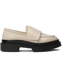 Kazar - Lederschuhe Auf Einer Flachen Sohle Mit Einer Plateausohle - Lyst