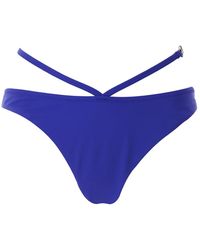 KARL LAGERFELD - Badmode ,Blauw ,V Taille Bikini Broekje - Lyst