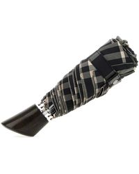 Burberry - Accessoires ,Veelkleurig ,Polyester Check Opvouwbare Paraplu - Lyst