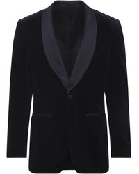 Canali - Blauwe Jas Voor Mannen Aw25 - Lyst