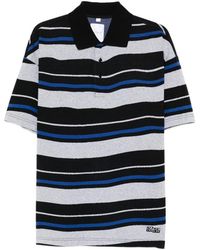 Napapijri - Tops ,Veelkleurig ,Katoen Polo Met Gestreepte Kraag - Lyst