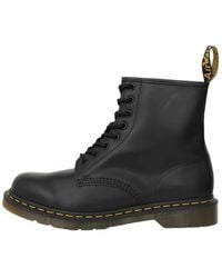 Dr. Martens - Klassische schwarze lederstiefel - Lyst