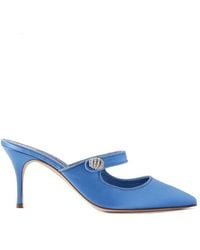 Manolo Blahnik - Heeled Mules - Lyst