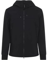 C.P. Company - Jassen ,Zwart ,Polyester Shell-R Goggle Jacket - Lyst