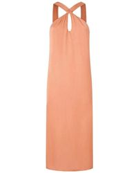 Pepe Jeans - Vestido coral sin mangas para mujeres - Lyst