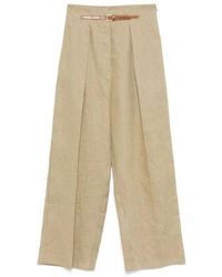 Semicouture - Wide Trousers - Lyst
