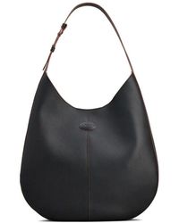 Tod's - Tod 's DI -Bag mittelgroßer Leder -Hobo -Tasche - Lyst