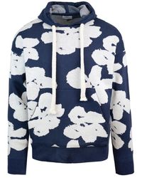 FAMILY FIRST - Blumiges jacquard hoodie pullover - Lyst