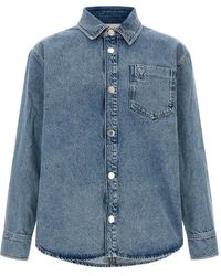 Ami Paris - Denim Shirts - Lyst