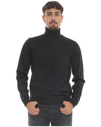 BOSS - Turtleneck Pullover Met Logo - Lyst
