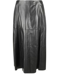 Arma - Rokken ,Zwart ,Leer Leren Zwarte Rok - Lyst