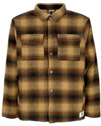 Element - Overhemden ,Bruin ,Polyester Bear Lodge Gewatteerd Flanellen Shirt Jack - Lyst