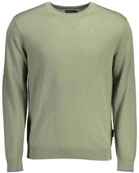 Napapijri - Eleganter und vielseitiger grüner pullover für männer - Lyst