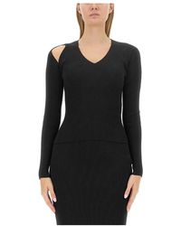 McQueen - V-Neck Knitwear - Lyst