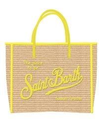 Mc2 Saint Barth - Mini borsa da spiaggia in paglia - Lyst