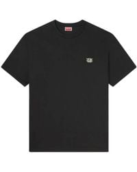 KENZO - Tops ,Zwart ,Katoen Wild Tiger Classic T-Shirt - Lyst