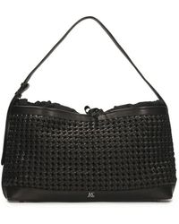 Kazar - Schwarze Geflochtene Lederhandtasche - Lyst