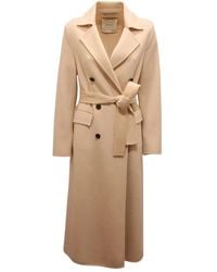 EMMA & GAIA - Belted Coats - Lyst