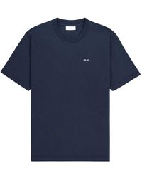 NN07 - Besticktes navy t-shirt - Lyst