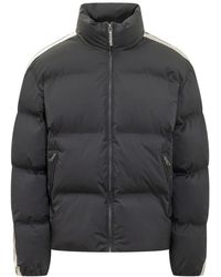 Palm Angels - Jassen ,Zwart ,Leer Classic Logo Track Down Jacket - Lyst