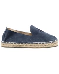 Manebí - Schoenen ,Blauw ,Suède Suède Espadrilles - Lyst