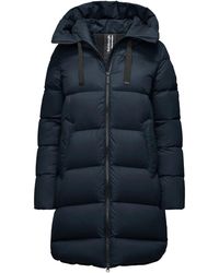Bomboogie - A-Lijn Nylon Donsjas Met Capuchon - Lyst