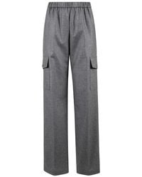 Aspesi - Straight Trousers - Lyst