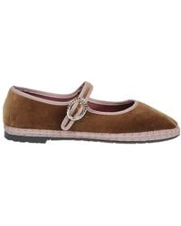 Flabelus - Schoenen ,Bruin ,Katoen Balthasar Mary Jane - Lyst