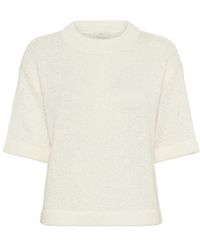 Kaffe - Eenvoudige Gebreide Trui - Lyst
