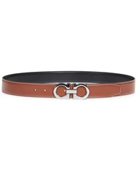 Ferragamo - Reversible Gancini Belt - Lyst