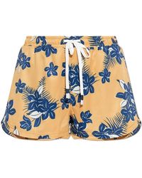 The Upside - Korte Broeken ,Geel ,Polyester Aruba Shorts - Lyst