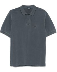 Herno - Tops ,Blauw ,Katoen Cotton Polo Shirt - Lyst