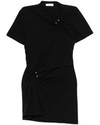 Rabanne - Asymmetrische Gedrapeerde Jurk - Lyst