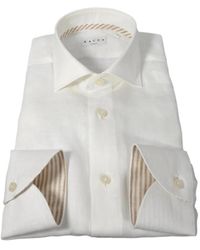 Xacus - Overhemden ,Wit ,Leer Shirts - Lyst